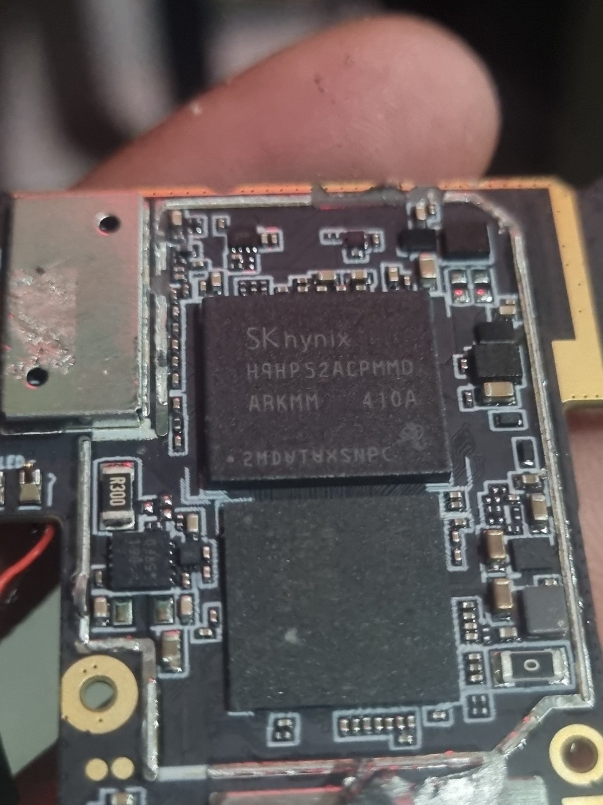 Scrap phone motherboard